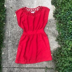 Gorgeous Red Strappy Dress • F21 • Medium